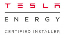 tesla certtified installaer white background 